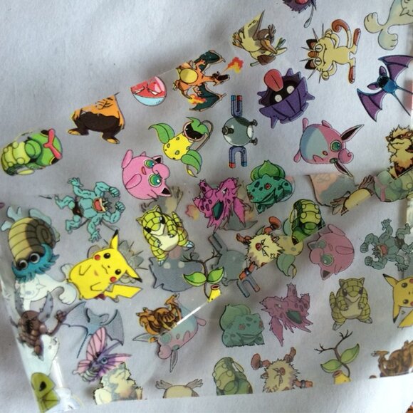 New Pokemon Nail Art Decals - Picture 2 of 5